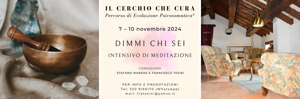 Il Cerchio che Cura a Farini (PC), Percorso di Evoluzione Psicosomatica 2024